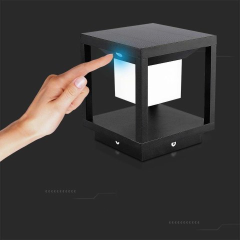 Słupek Ogrodowy Solarny V-TAC 2W LED Czujnik Ruchu IP65 Czarny VT-11022 3000K 90lm 3 Lata Gwarancji Słupek Ogrodowy Solarny V-TAC 2W LED Czujnik Ruchu IP65 Czarny VT-11022 3000K 90lm 3 Lata Gwarancji
