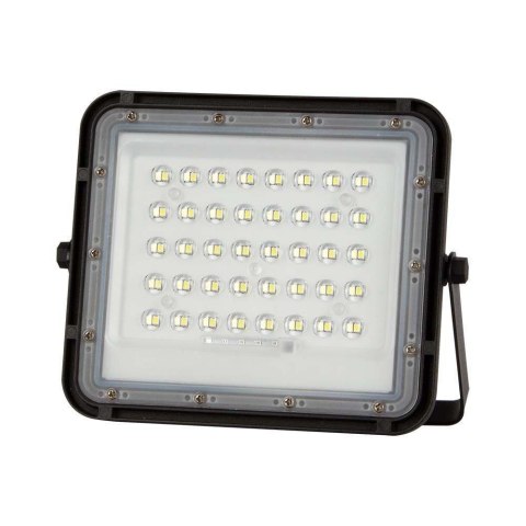 Projektor LED Solarny V-TAC 6W Pilot, AUTO, Timer, IP65 Czarny VT-40W 6400K 400lm
