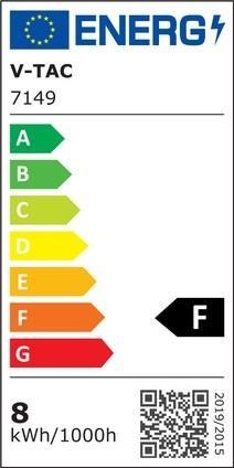 Żarówka LED 8W Filament E27 G125 Bursztyn V-TAC VT-2018 2200K 800lm Żarówka LED 8W Filament E27 G125 Bursztyn V-TAC VT-2018 2200K 800lm