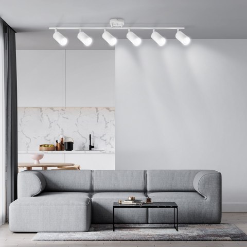 LAMPA SPOT 6xGU10 BIAŁA LAMPA SPOT 6xGU10 BIAŁA
