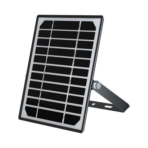 Projektor LED Solarny V-TAC 10W IP65, Pilot Timer, LiFePo 3.7V 6000mA Czarny VT-411 4000K 1500lm 3 Lata Gwarancji