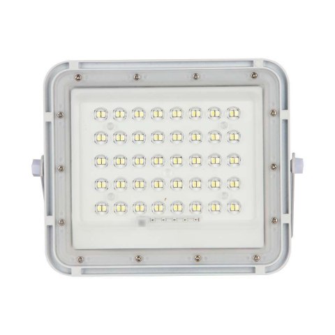 Projektor LED Solarny V-TAC 10W Pilot, AUTO, Timer, IP65 Biały VT-80W-W 6400K 800lm