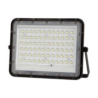 Projektor LED Solarny V-TAC 15W Pilot, AUTO, Timer, IP65 Czarny VT-120W 6400K 1200lm