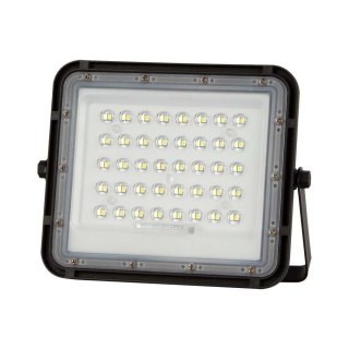 Projektor LED Solarny V-TAC 6W Pilot, AUTO, Timer, IP65 Czarny VT-40W 4000K 400lm