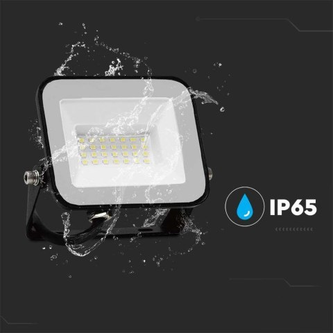 Projektor LED V-TAC 20W SAMSUNG CHIP PRO-S Czarny VT-44020 3000K 1620lm 5 Lat Gwarancji