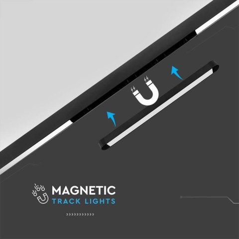 Oprawa Szynosystem Magnetyczny 48V V-TAC 18W LED 82st VT-4218 3000K 2000lm 3 Lata Gwarancji