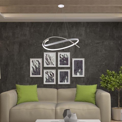 Oprawa Zwieszana V-TAC 48W LED Ściemnialna Biała VT-7916 3000K 5150lm