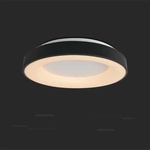 Plafon Sufitowy V-TAC 49W LED Ściemnialny 60x9cm Czarny VT-7925 3000K 5220lm