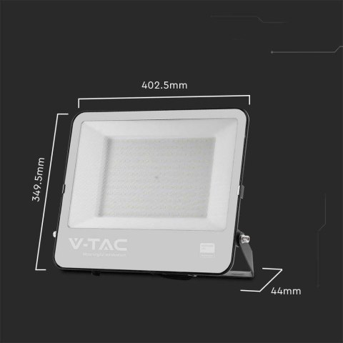 Projektor LED V-TAC 200W 135Lm/W SAMSUNG CHIP Czarny VT-44201 6500K 22960lm 5 Lat Gwarancji