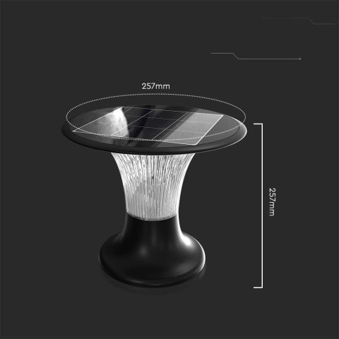 Słupek Ogrodowy Solarny V-TAC 15W LED IP65 Czujnik Ruchu CCT Czarny 26cm VT-426 6000K+4000K 2200lm 3 Lata Gwarancji Słupek Ogrodowy Solarny V-TAC 15W LED IP65 Czujnik Ruchu CCT Czarny 26cm VT-426 6000K+4000K 2200lm 3 Lata Gwarancji