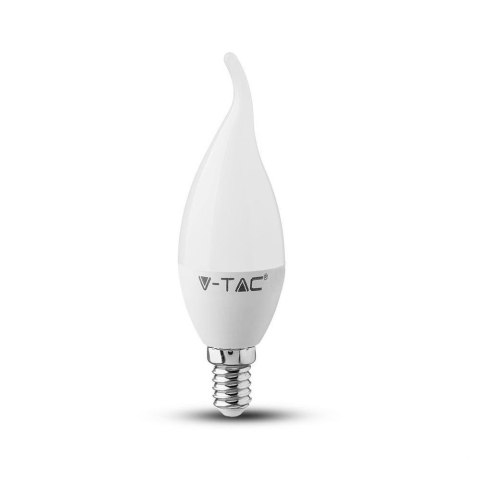 Żarówka LED V-TAC SAMSUNG CHIP 5.5W E14 Świeczka Płomyk VT-258 6400K 470lm 5 Lat Gwarancji Żarówka LED V-TAC SAMSUNG CHIP 5.5W E14 Świeczka Płomyk VT-258 6400K 470lm 5 Lat Gwarancji
