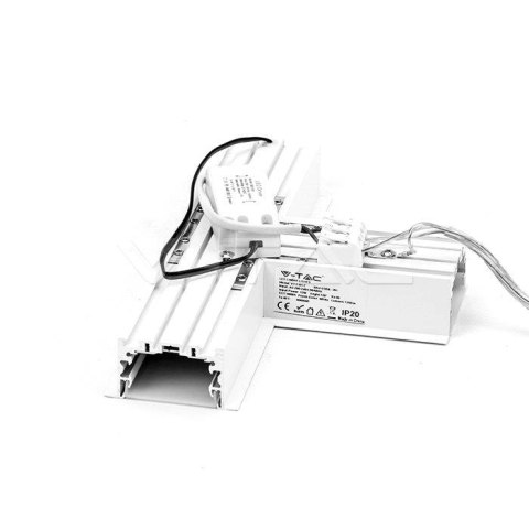 Łącznik T Opraw V-TAC 14W Linear Downside Biały VT-7-41-T 4000K 1200lm 5 Lat Gwarancji Łącznik T Opraw V-TAC 14W Linear Downside Biały VT-7-41-T 4000K 1200lm 5 Lat Gwarancji