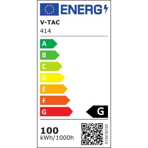 Projektor LED V-TAC 100W SAMSUNG CHIP Czarny VT-100 6400K 8000lm 5 Lat Gwarancji