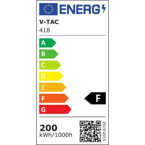 Projektor LED V-TAC 200W SAMSUNG CHIP Czarny VT-200-B 4000K 16000lm 5 Lat Gwarancji