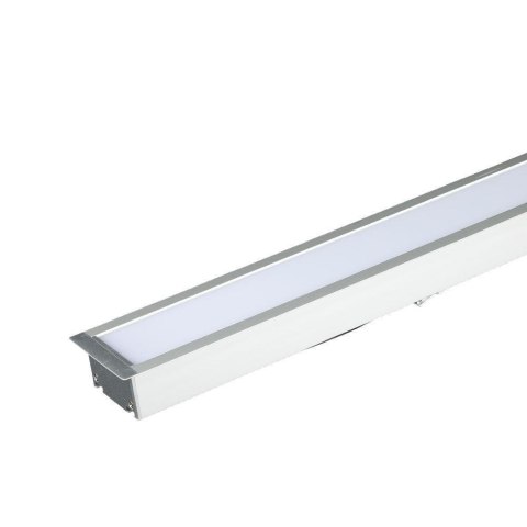 Oprawa V-TAC LED Linear SAMSUNG CHIP 40W Wpuszczana Srebrna 120cm VT-7-41-S 6400K 3200lm 5 Lat Gwarancji