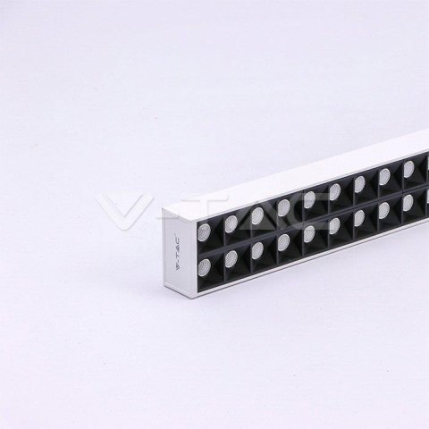 Oprawa V-TAC LED Linear SAMSUNG CHIP 60W Góra Dół Zwieszana Ściemnialna UGR6 Biała VT-7-61-W 4000K 6600lm 5 Lat Gwarancji