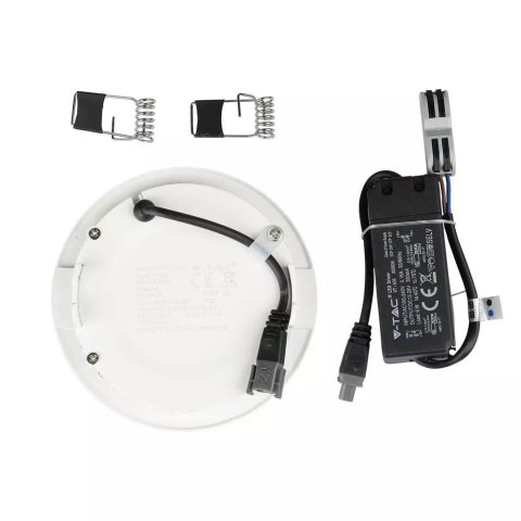 Panel Premium V-TAC 6W LED SAMSUNG CHIP Okrągły 120x12mm VT-606RD 4000K 420lm 5 Lat Gwarancji Panel Premium V-TAC 6W LED SAMSUNG CHIP Okrągły 120x12mm VT-606RD 4000K 420lm 5 Lat Gwarancji