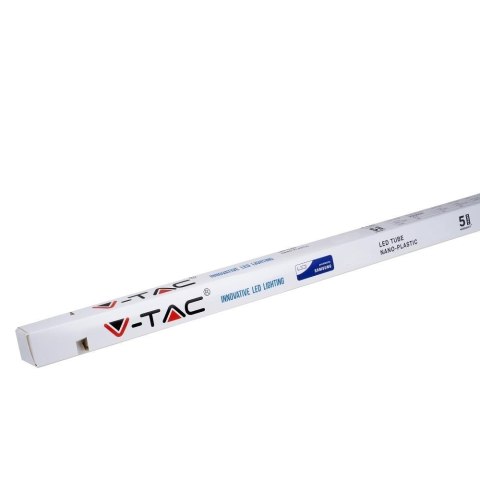 Tuba Świetlówka LED T8 V-TAC SAMSUNG CHIP 120cm 18W G13 VT-121 4000K 1700lm 5 Lat Gwarancji