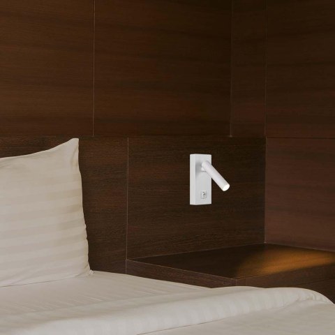 Oprawa LED V-TAC 2W Kinkiet Hotel Łóżko Włącznik Biały VT-402 4000K 150lm Oprawa LED V-TAC 2W Kinkiet Hotel Łóżko Włącznik Biały VT-402 4000K 150lm