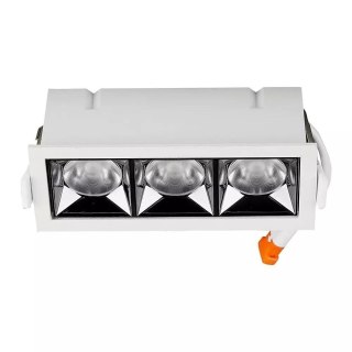 Oprawa V-TAC Downlight SAMSUNG CHIP 12W UGR19 CRI90+ 12st VT-2-12 5700K 960lm 5 Lat Gwarancji