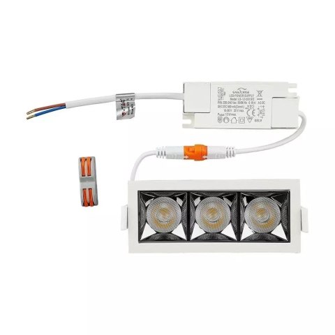 Oprawa V-TAC Downlight SAMSUNG CHIP 12W UGR19 CRI90+ 36st VT-2-12-1 4000K 960lm 5 Lat Gwarancji Oprawa V-TAC Downlight SAMSUNG CHIP 12W UGR19 CRI90+ 36st VT-2-12-1 4000K 960lm 5 Lat Gwarancji