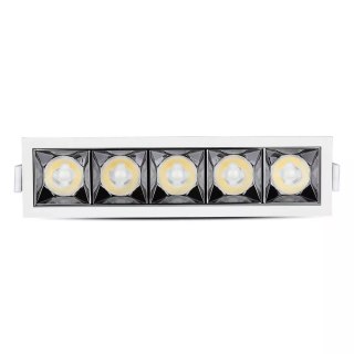 Oprawa V-TAC Downlight SAMSUNG CHIP 20W UGR19 CRI90+ 12st VT-2-21 2700K 1600lm 5 Lat Gwarancji