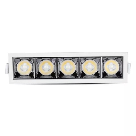 Oprawa V-TAC Downlight SAMSUNG CHIP 20W UGR19 CRI90+ 36st VT-2-21-1 5700K 1600lm 5 Lat Gwarancji
