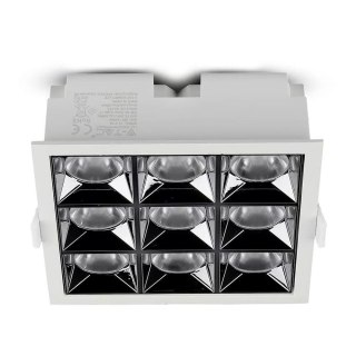 Oprawa V-TAC Downlight SAMSUNG CHIP 36W UGR19 CRI90+ 12st VT-2-36 2700K 2880lm 5 Lat Gwarancji
