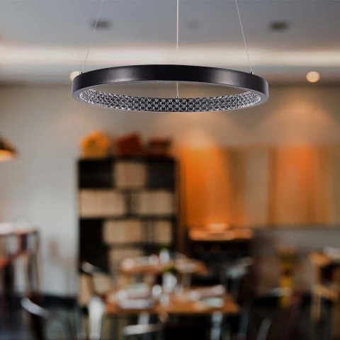 Oprawa Zwieszana V-TAC 19W LED Czarna VT-7823 3000K 2160lm