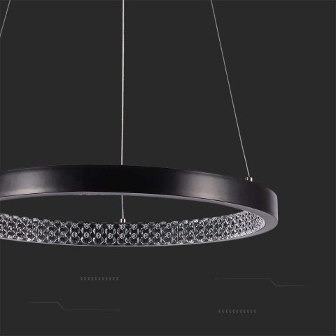 Oprawa Zwieszana V-TAC 19W LED Czarna VT-7823 3000K 2160lm