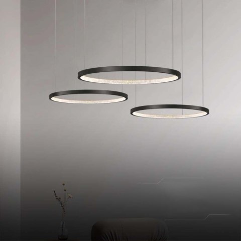 Oprawa Zwieszana V-TAC 57W LED Czarna VT-7824 4000K 6840lm