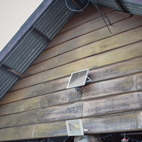 Projektor LED Solarny V-TAC 16W Biały IP65, Pilot, Timer VT-40W 6000K 1050lm