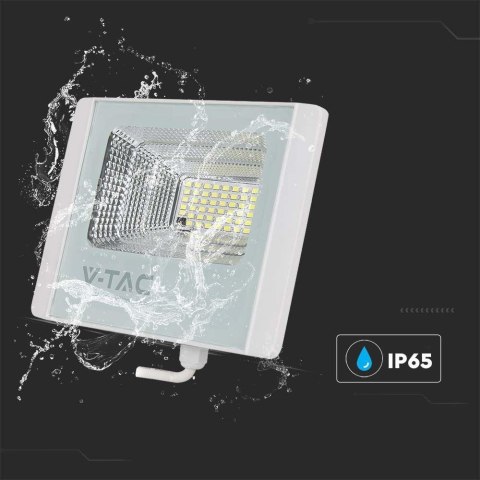 Projektor LED Solarny V-TAC 16W Biały IP65, Pilot, Timer VT-40W 6000K 1050lm