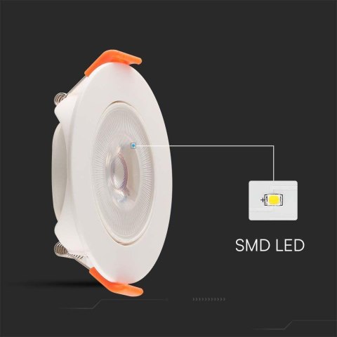 Oczko LED V-TAC SAMSUNG CHIP 7W LED Białe VT-7007 3000K 660lm