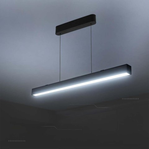 Oprawa V-TAC LED Linear SAMSUNG CHIP 40W CCT Zwieszana 120cm Czarna VT-7-44 3000K+4000K+6400K 3400lm 5 Lat Gwarancji