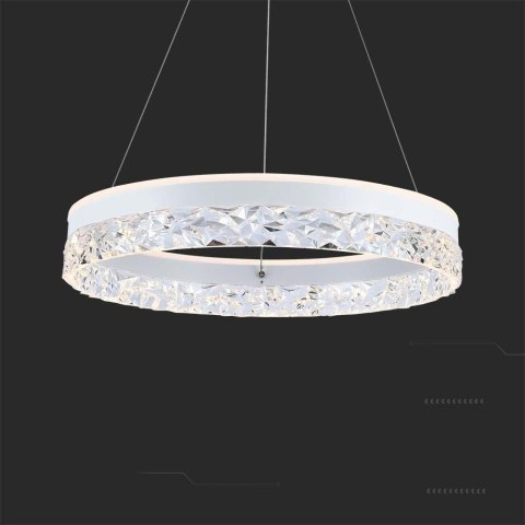 Oprawa Zwieszana V-TAC 25W LED Biała VT-7581 3000K 3000lm