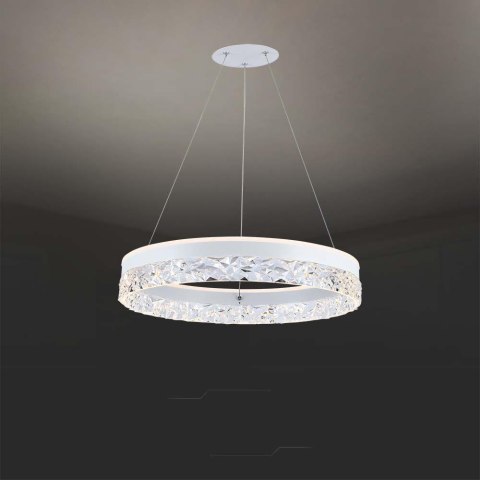 Oprawa Zwieszana V-TAC 25W LED Biała VT-7581 3000K 3000lm