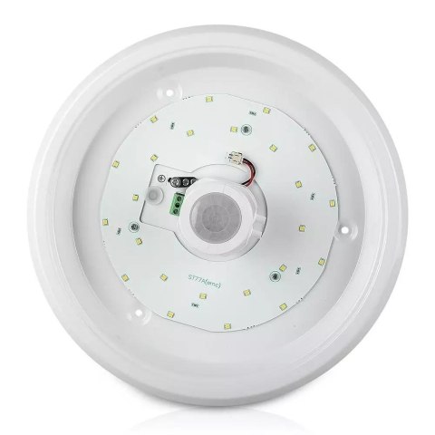 Plafon LED V-TAC SAMSUNG CHIP 12W Czujnik Ruchu VT-13 3000K 800lm 3 Lata Gwarancji