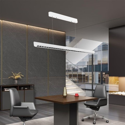 Oprawa V-TAC LED Linear SAMSUNG CHIP LIFUD Driver 36W 60st CCT Zwieszana 120cm Biała VT-7-36 3000K-4000K-6400K 2880lm 5 Lat Gwar