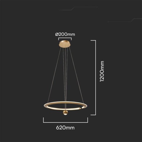 Oprawa Zwieszana V-TAC 46W LED VT-10126 3000K 5500lm
