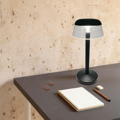 Lampka Biurkowa Nocna V-TAC 3W LED 28cm Ładowanie USB Ściemnianie Czarna VT-75002 3000K-6000K 110lm