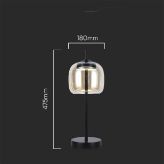 Lampka Biurkowa Nocna V-TAC 7W LED Bursztyn 18x47cm VT-7990 3000K 700lm