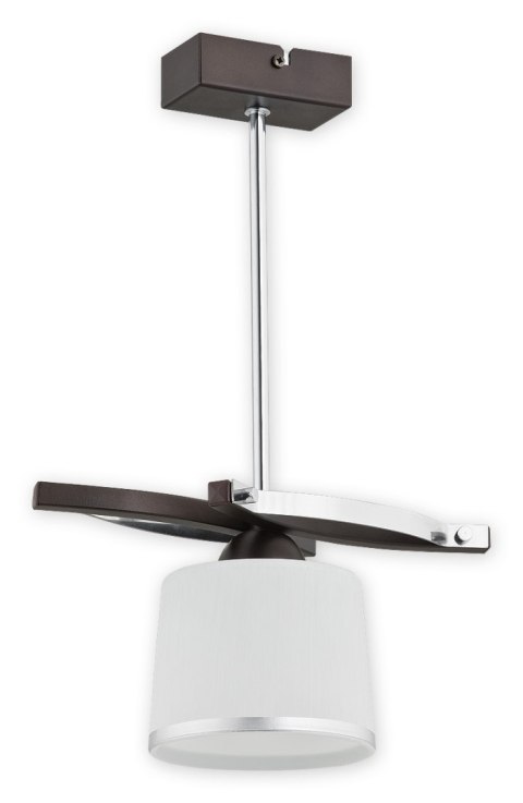Astred zwis 1-punktowy - rdza wenge + chrom - biały matowy + pociągnięcia pędzla + srebrny Astred zwis 1-punktowy - rdza wenge + chrom - biały matowy + pociągnięcia pędzla + srebrny