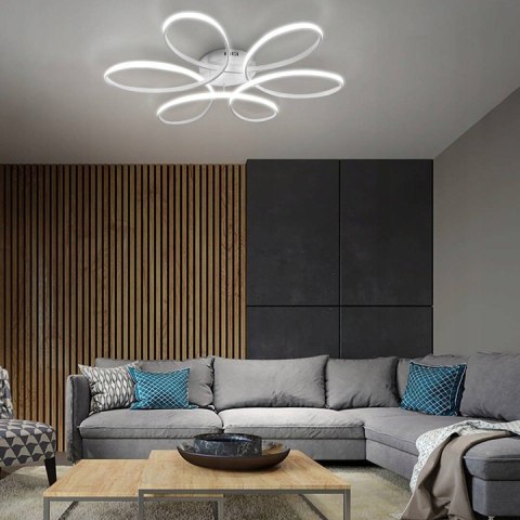 LAMPA DEKORACYJNA OKRĘGI 100W + PILOT BIAŁA DL-J05 FIORE LAMPA DEKORACYJNA OKRĘGI 100W + PILOT BIAŁA DL-J05 FIORE