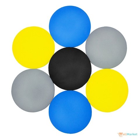 Dekoracyjny panel ścienny 3d WallMarket, Panel akustyczny wygłuszający 3d, Koło cytrynowy 32 x 32 x 4,5 cm