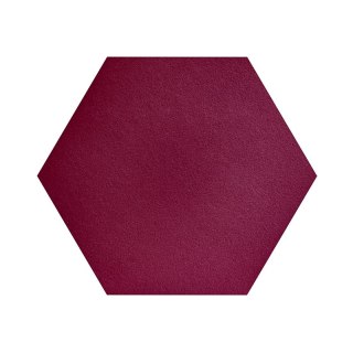 Wysokiej klasy akustyczny panel ścienny 3d WallMarket, Dekoracyjny panel 3d, Heksagon bordowy 32 x 27,7 x 2,5 cm