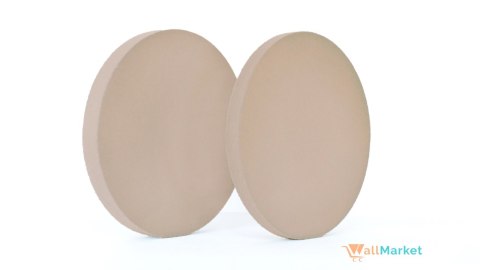 Akustyczne panele ścienne 3d WallMarket, Panel piankowy 3d, Koło cafe latte 32 x 32 x 2,5 cm