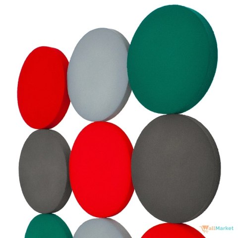 Akustyczne panele ścienne 3d WallMarket, Panel piankowy 3d, Koło cafe latte 32 x 32 x 2,5 cm