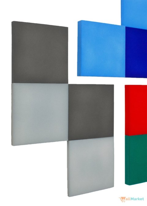 Akustyczne panele ścienne 3d WallMarket, Panel piankowy 3d, Kwadrat karmelowy 32 x 32 x 4,5 cm