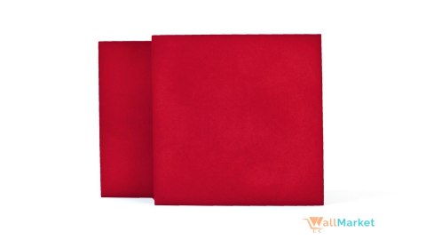 Dekoracyjny panel ścienny 3d WallMarket, Panel akustyczny wygłuszający 3d, Kwadrat wiśniowy 32 x 32 x 4,5 cm